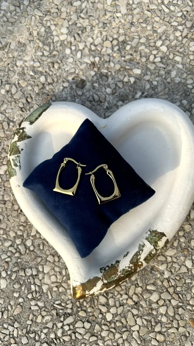 Chunky Gold Hoops