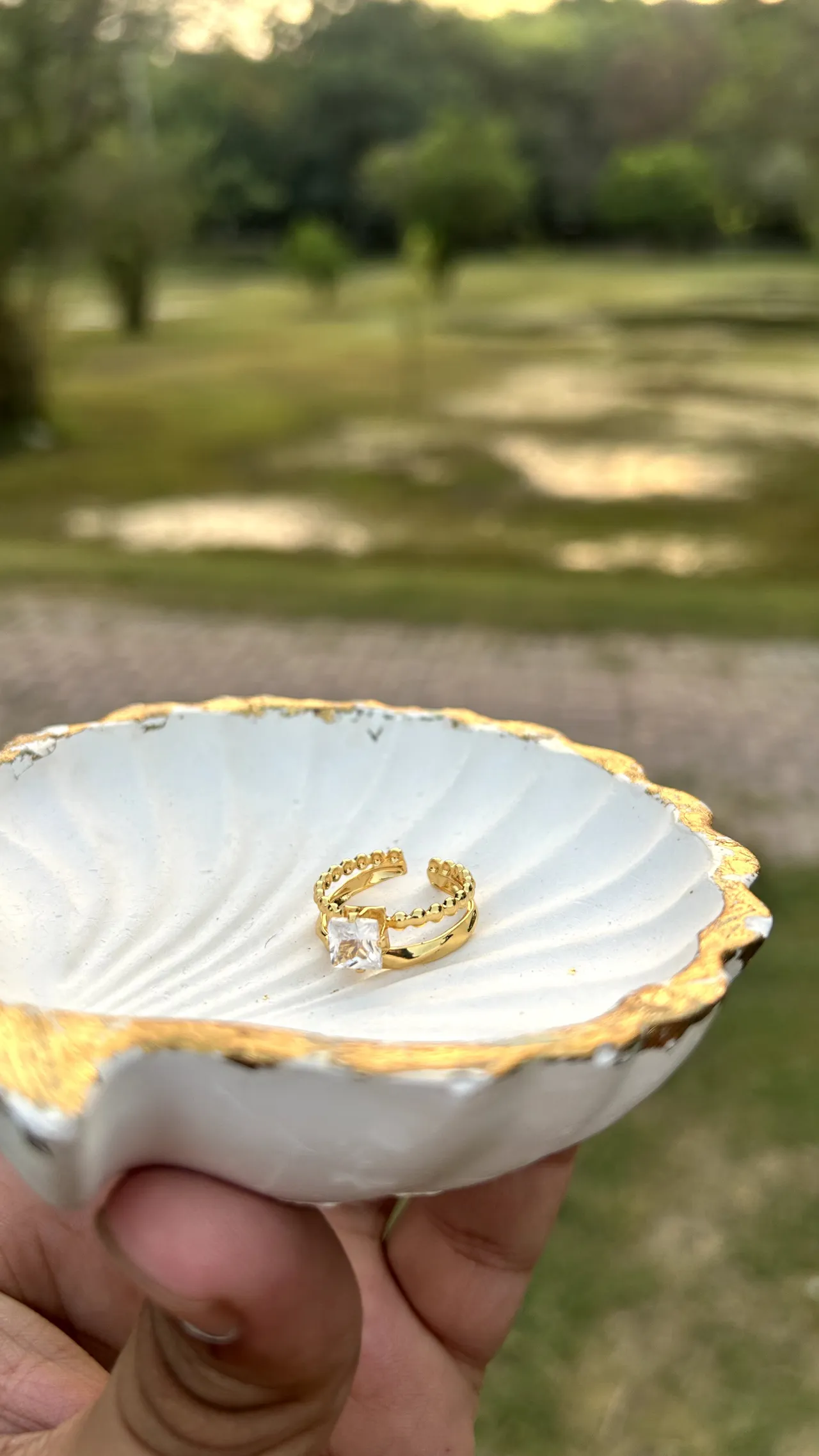 Elara Golden Rings